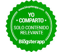 Insignia Oficial de BlogsterApp. Yo solo comparto 
                     contenido relevant
