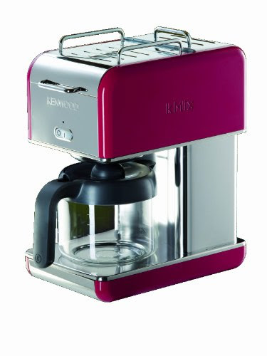 Kenwood CM041 Kmix Machine à Café 10 Tasses Rouge