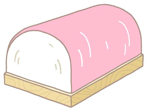 無料 食品 食材イラスト 蒲鉾 かまぼこ 練り物 蒸しかまぼこ 魚加工品