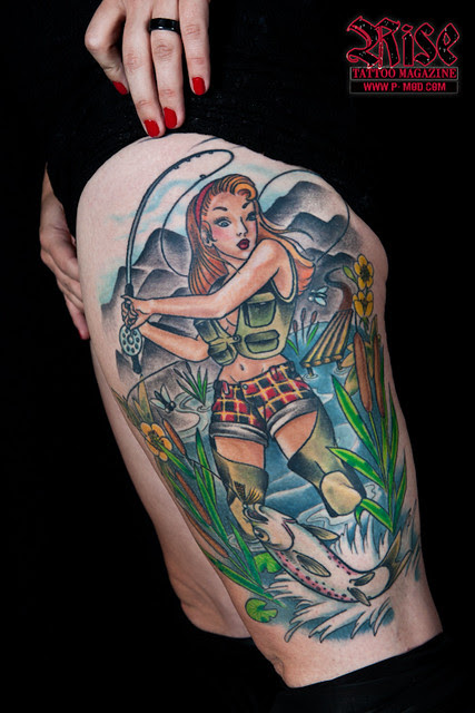 ART TATTOO SHOW MONTREAL 2011 Zema inked by Rebecca Pol tattoo