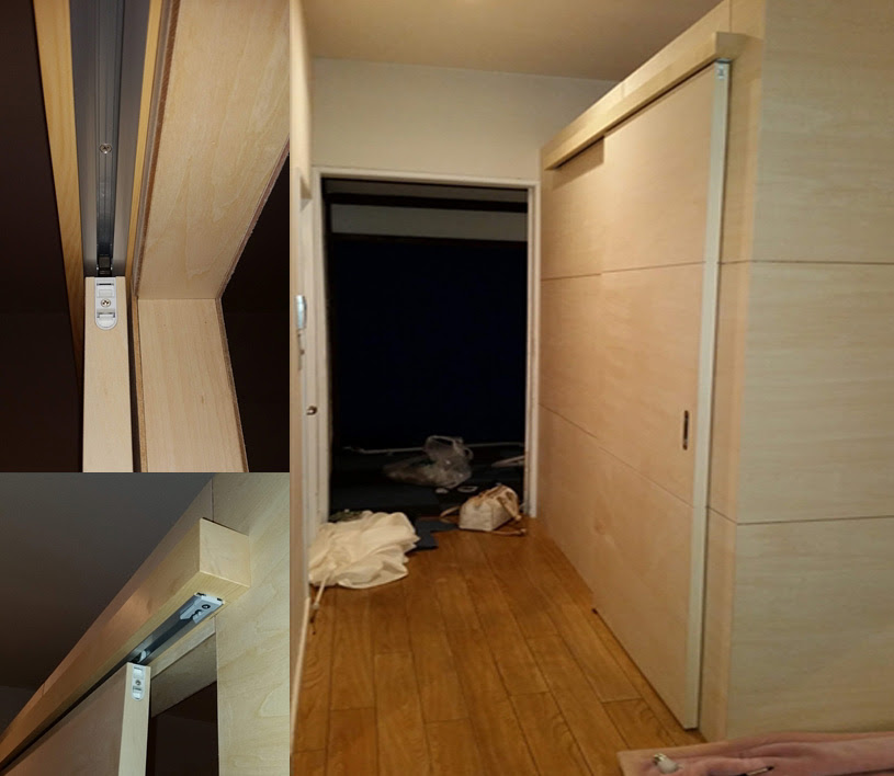 施工例 アウトセット引き戸 アトムhr 知らなきゃ損する Diyで扉ドア建具を交換する方法ｌドアキットの工場