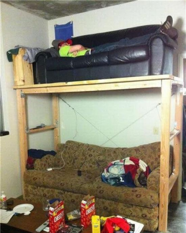 Double Decker Couch In Real Life - Neatorama
