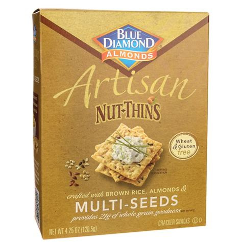 Hit the spot with a . Blue Diamond Artisan Nut-Thins - Multi-Seeds 4.25 oz (120