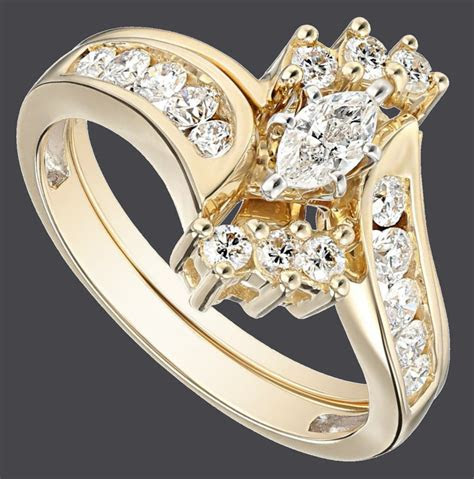 Find a wide range of sapphire rings to buy online at h.samuel the. 14k Yellow Gold Bypass Diamond with Marquise Wedding