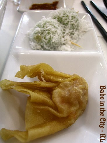SK - accompanying appetiser and dessert