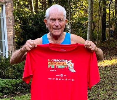  AJC Peachtree Road Race Finisher’s Shirt Revealed