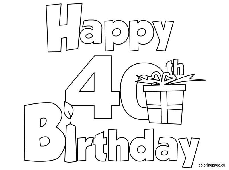 Happy Birthday Dad Coloring Pages at GetColorings.com ...