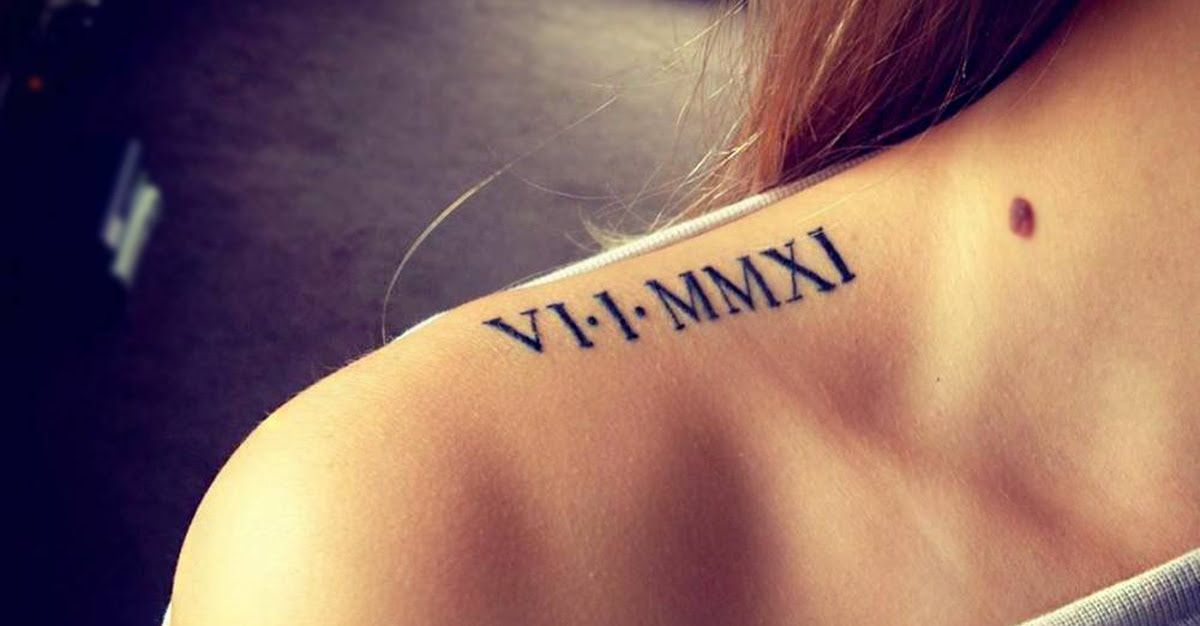 Tatuajes de Números Romanos: Origen, ideas y Significado ⋆ TOP