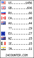 visitors by country counter