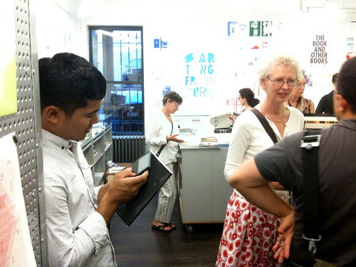 At Tan Lin's books launch