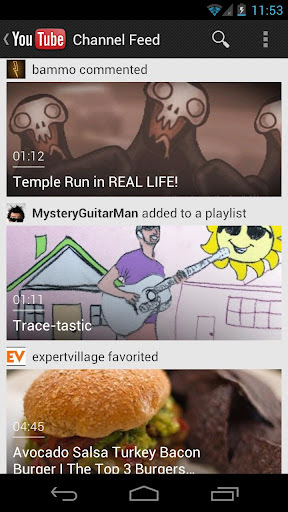 YouTube v4.0.8E with 720p HD playback (WiFi + 3G)