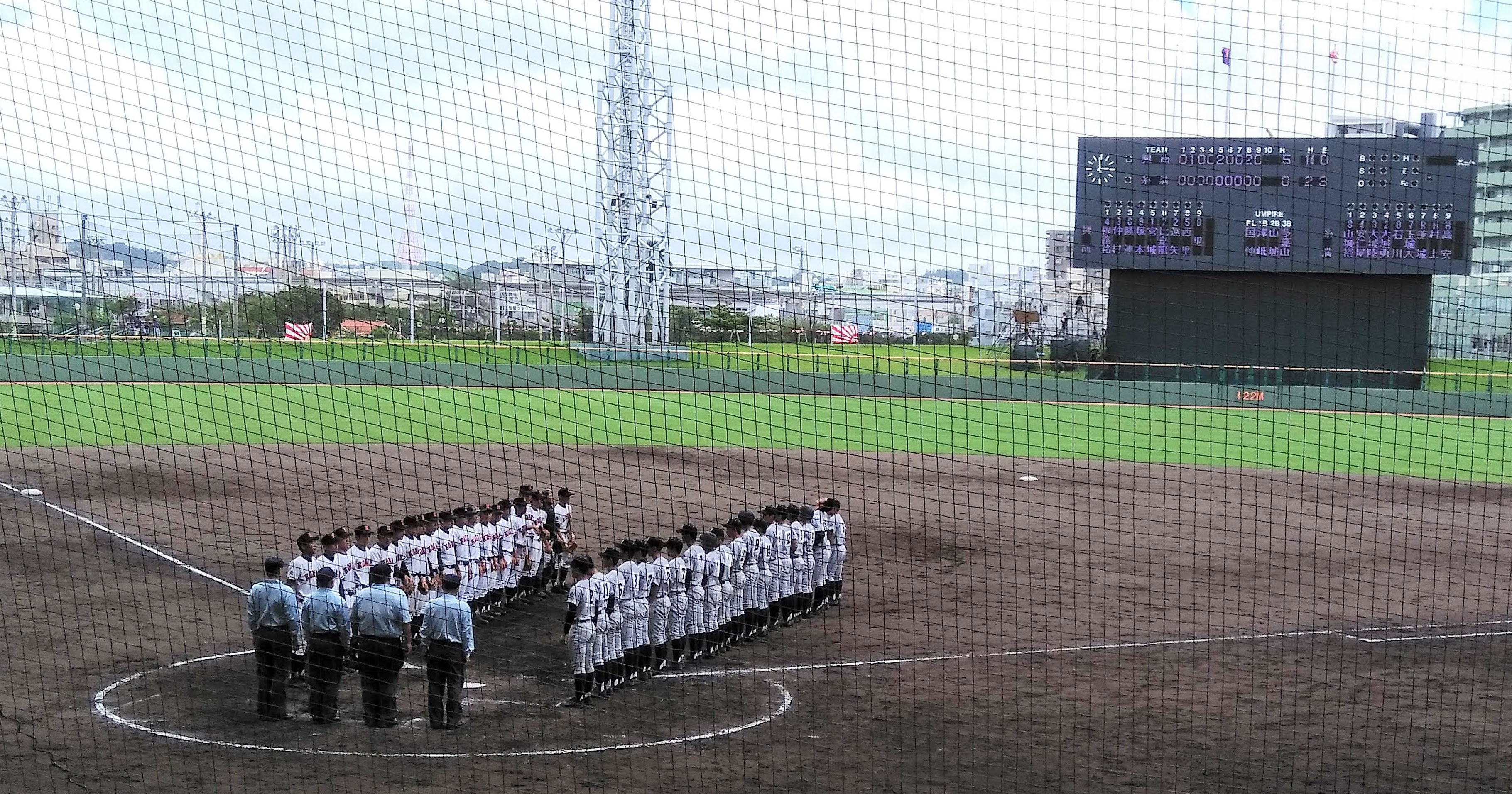 決勝 第100回全国高等学校野球選手権記念沖縄大会 糸満vs興南