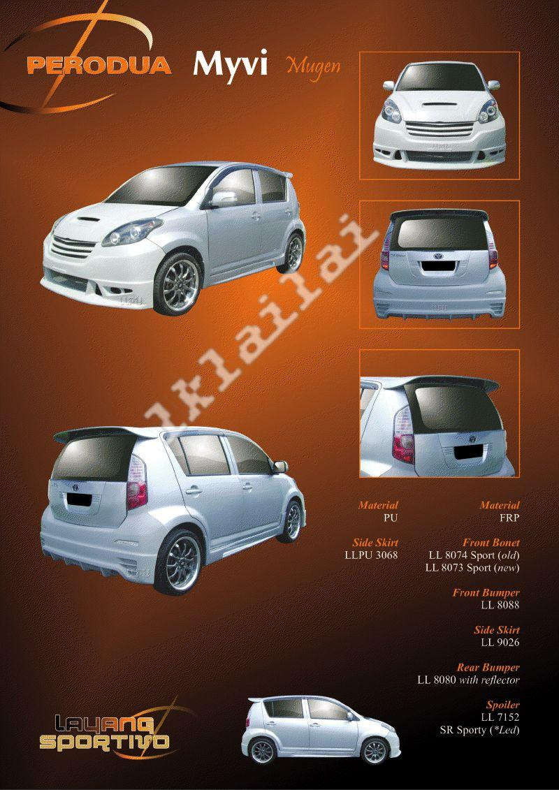 Perodua Myvi Mugen - Body Kits (end 10/8/2018 12:59 PM)