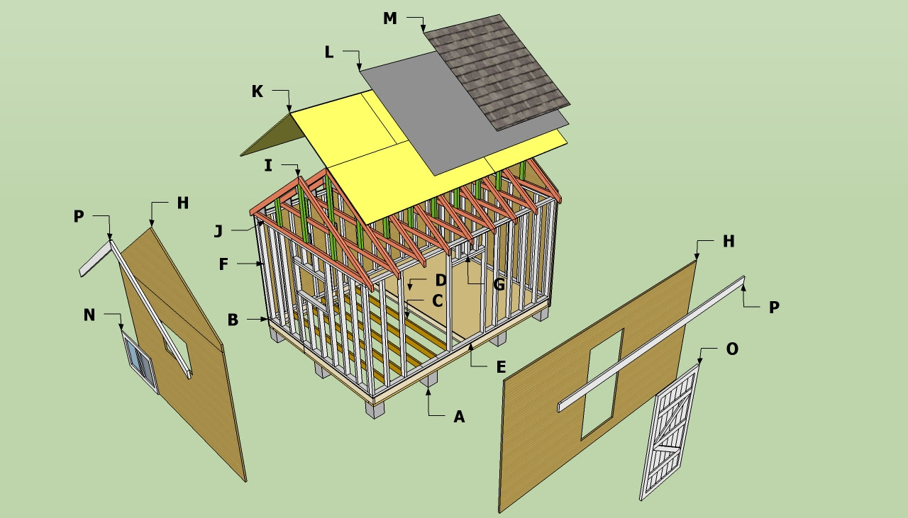 Storage shed plans free, how to build a storage shed
