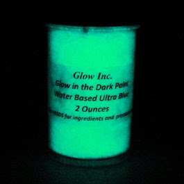 Ultra Blue Glow in the Dark Paint 1/2 Pint On Sale