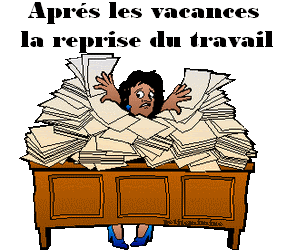 Apres Les Vacances La Reprise Du Travail