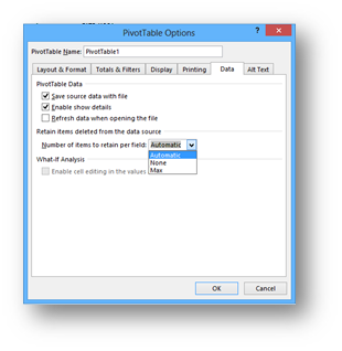 Removing old Row and Column Items from the Pivot Table ...