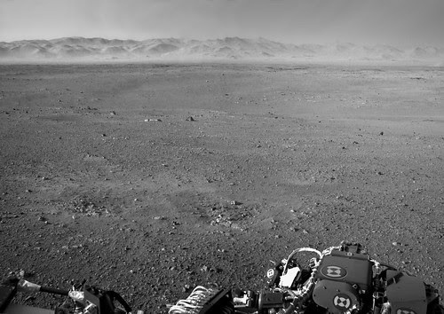 MSL - Left Navcam mosaic by Mick Hyde