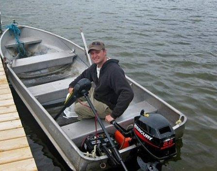 What size motor for 12-14 ft Vhull johnboat