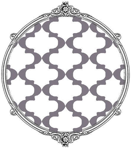 21 sample SKETCH MOROCCAN TILE mel stampz