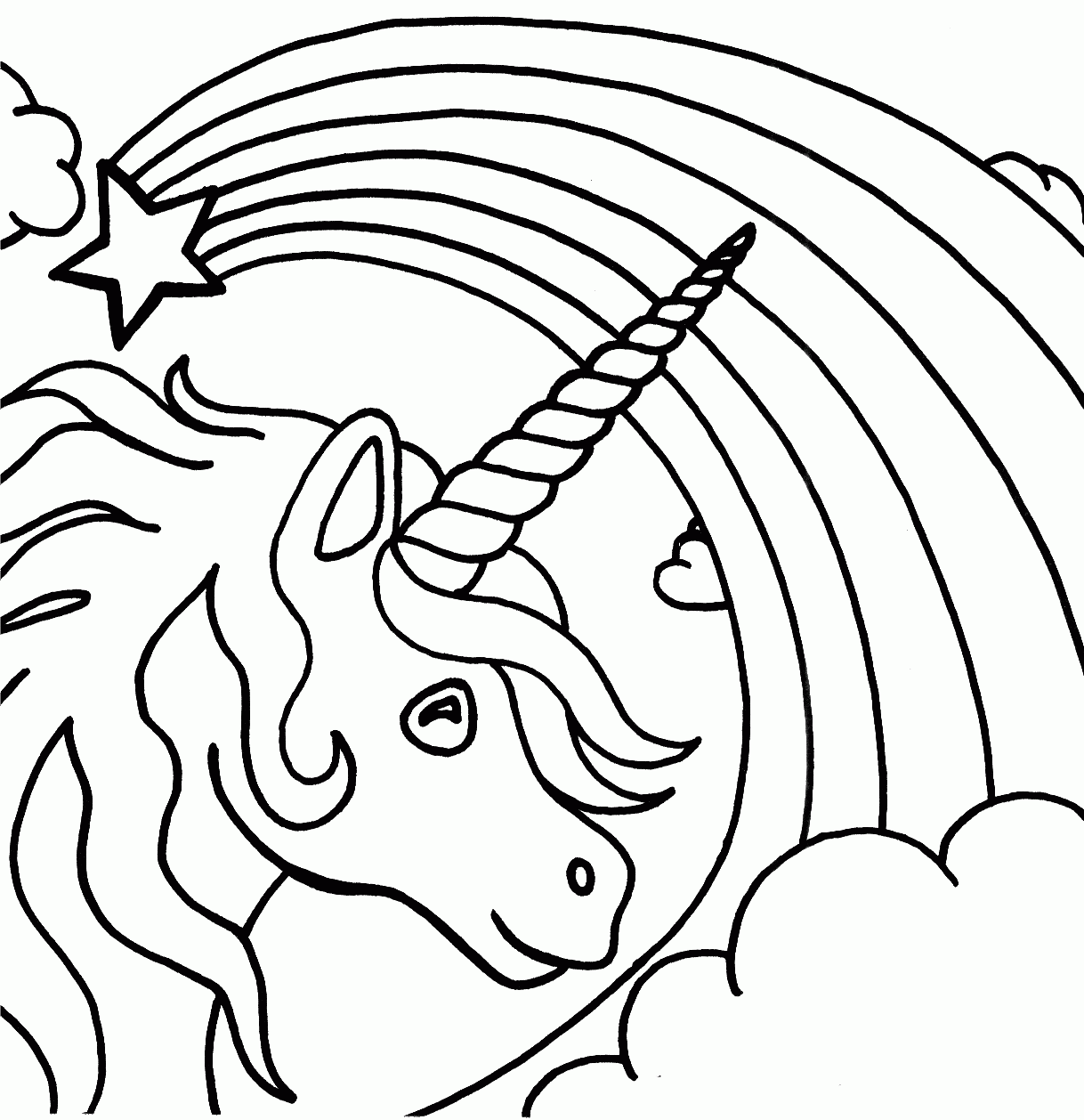 Coloring Page Unicorn Free / Unicorn Coloring Pages Cool2bkids - The coloring sheet below depicts a unicorn from the book, daniel in the bible.