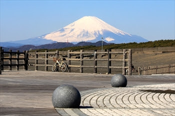 茅ヶ崎西浜海岸から望む富士山 Free Will 楽天ブログ