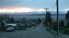 Looking at Olympics from Edmonds