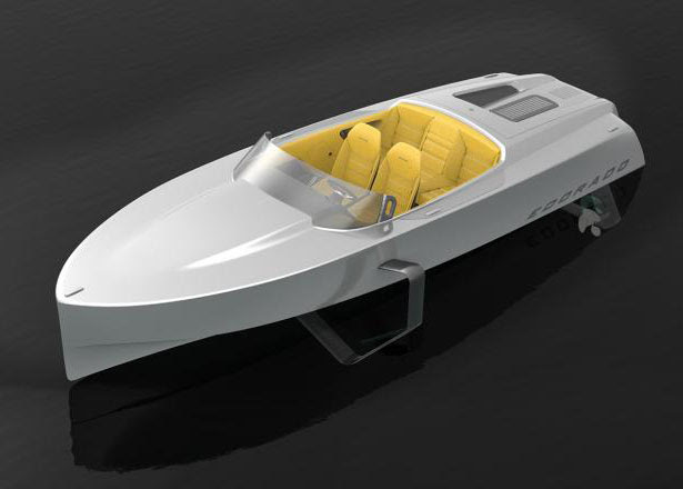 Edorado 7S Powerboat : A Full Electric Speedboat with Hydrofoil