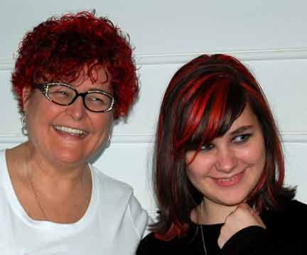 highlighted red hair. We love our hair being red!