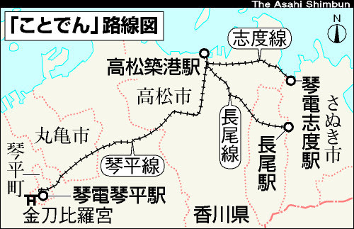 Asahi Com 朝日新聞社 高松琴平電鉄が開業１００周年 破綻から再生 黒字化 航空ニュース
