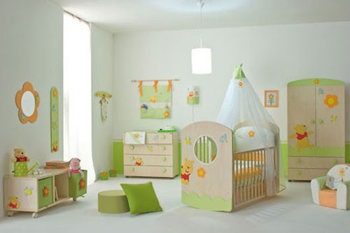 wallpaper baby pooh. Winnie the Pooh baby room
