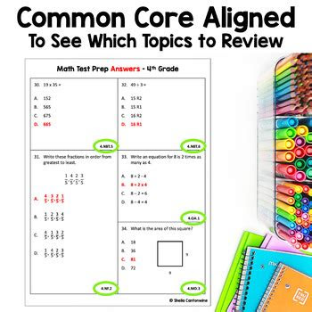 As a parent or educator, supporting your child's math learning journey is crucial. 4th grade math review worksheets by sheila cantonwine tpt