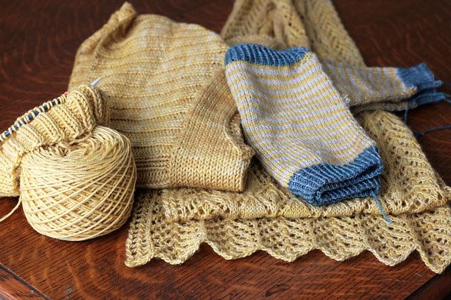 Golden knits