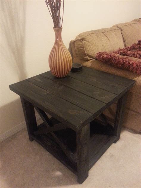ana white rustic   table diy projects