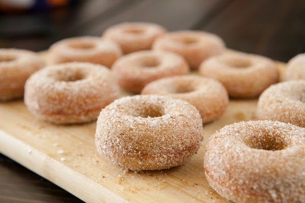 These Cinnamon Sugar Pumpkin Cake Donuts by Brooklyn Farm Girl are ...