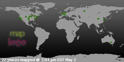 Locations of Site Visitors