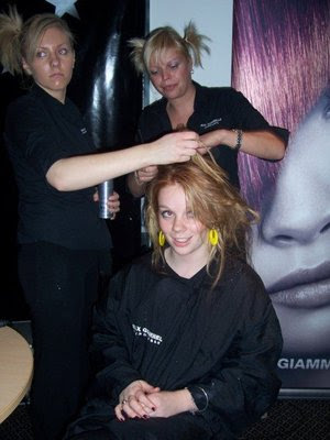 Luz, Abi, P n Char (Coolio cool super 80's hairstyles)