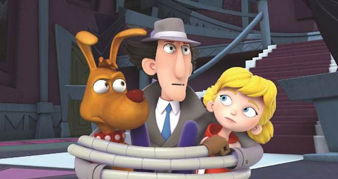 Everyone&apos;s favorite bumbling bionic detective, Inspector Gadget, is back with an all new series premiering on Netflix. Photo Credit: DHX Media (PRNewsFoto/Netflix, Inc.)