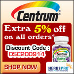 Centrum Specials - Additional 5% Off on all orders