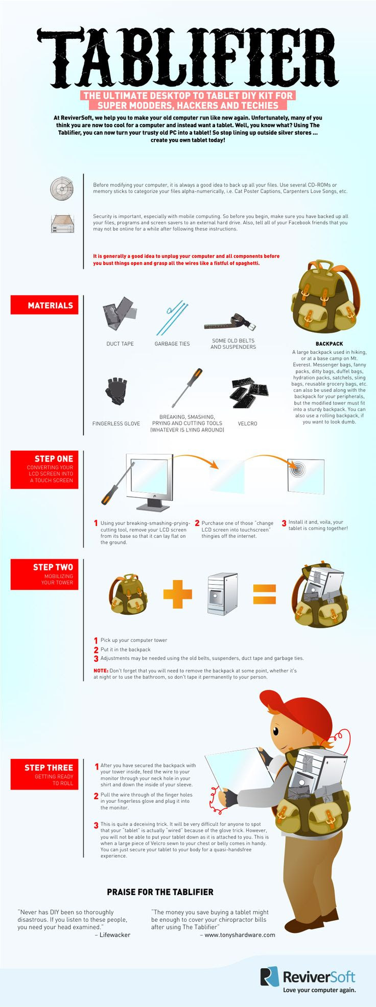 Turn your PC into a tablet