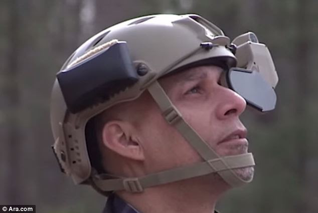 Called ARC4, the new system allows commanders to send maps and other information directly to the soldier's field of vison.