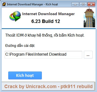 IDM 6.23 b.12 Activator Rebuild - Công cụ kích hoạt IDM