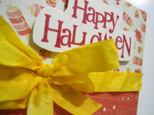 Happy Halloween Candy Card (detail)