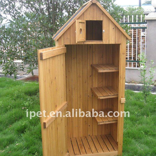 Large Cheap Outdoor Wooden Garden Storage Cabinet, View 