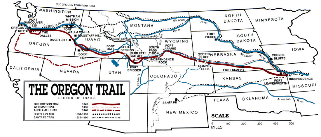 Oregon Trail  Pathway to the West  History and Information