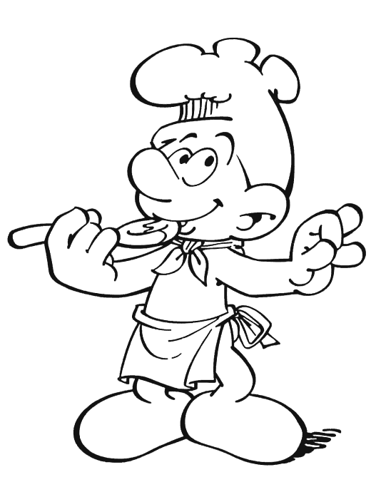 Smurfendorp Kleurplaat Kleuren Nu Gargamel Kleurplaten