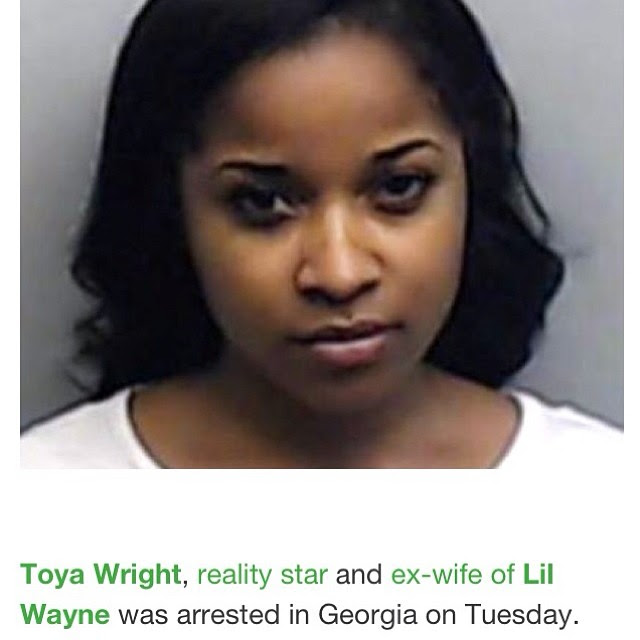 Tonya (lil Waynes ex wife) arrested in ga. I guess the apple doesnt fall far from the tree. Some people just like trouble. #lilwayne #tonya #arrest #popo #atl #georgia #police #arrestwarrant #jail #exwife #trouble