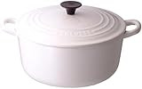 Le Creuset ココット・ロンド22cm ホワイト 250012201