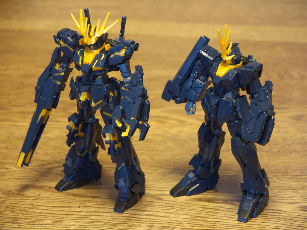 1 144ガンプラいくつできるかな バンシィ デストロイモード パチ組み