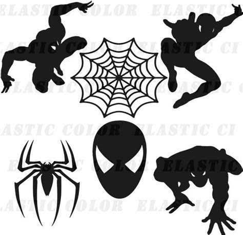 Download Silhouette Spiderman Svg Free Clip Art Library